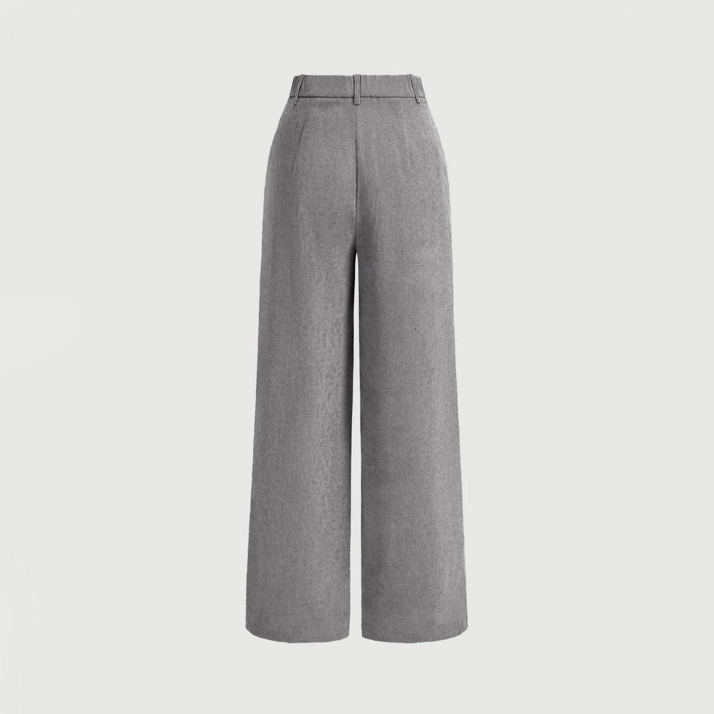 Mia Muse Women's High Waist Casual Pants Retro Vintage Pocket Full Length All Season Multi-Occasion Trousers