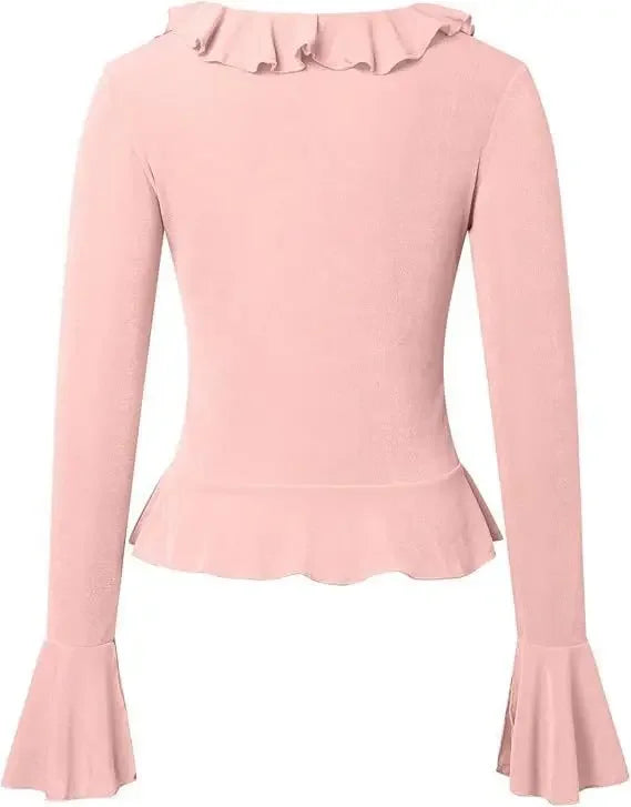 Boho Ruffle Draw Tee - Livellia