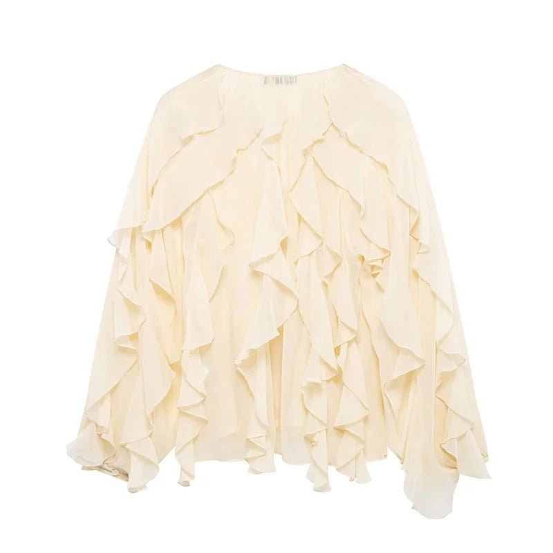 Whisper Ruffle Top - Livellia