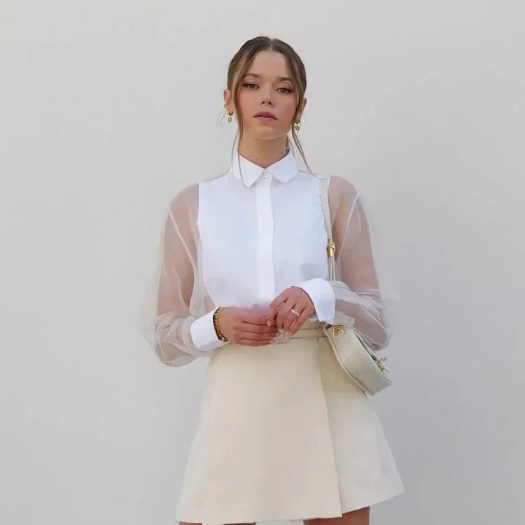 Mesh Patchwork Top - Livellia