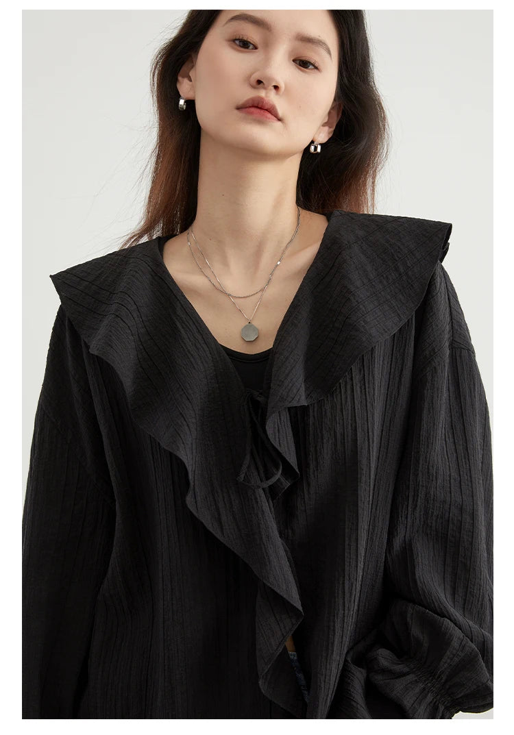 Boho Ruffle V‑Tie - Livellia