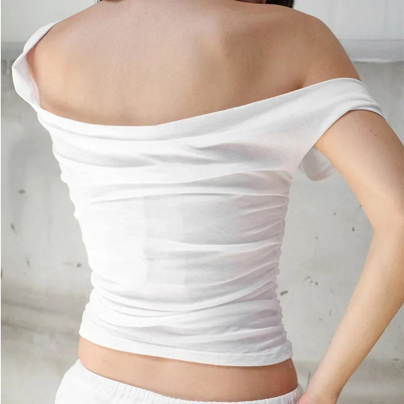 Asymmetric Off-Shoulder Top - Livellia