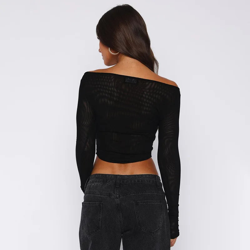 Mesh Crop Top - Livellia