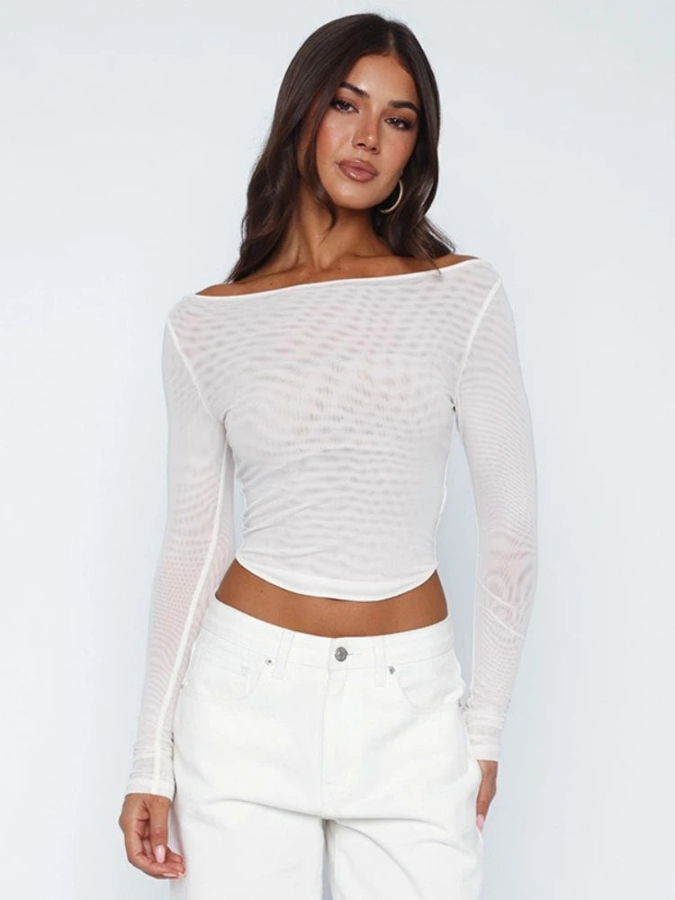 Mesh Crop Top - Livellia