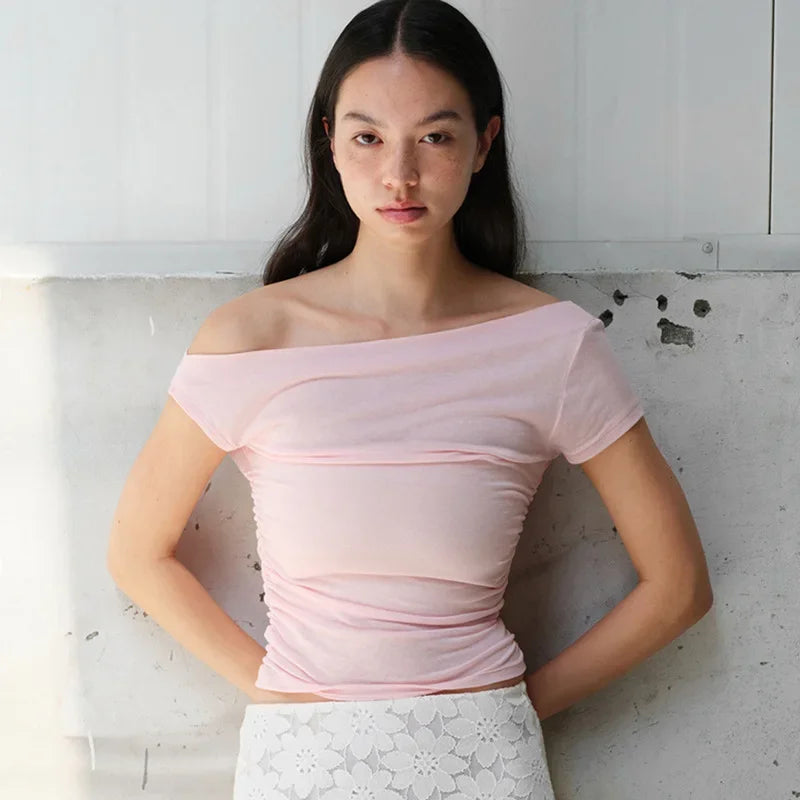 Asymmetric Off-Shoulder Top - Livellia