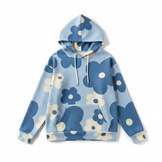 Hooded Sweatshirt Digital Printing Casual Women's Hooded Sweatshirt