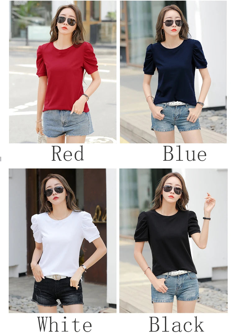 Harajuku Puff Knit Tee - Livellia