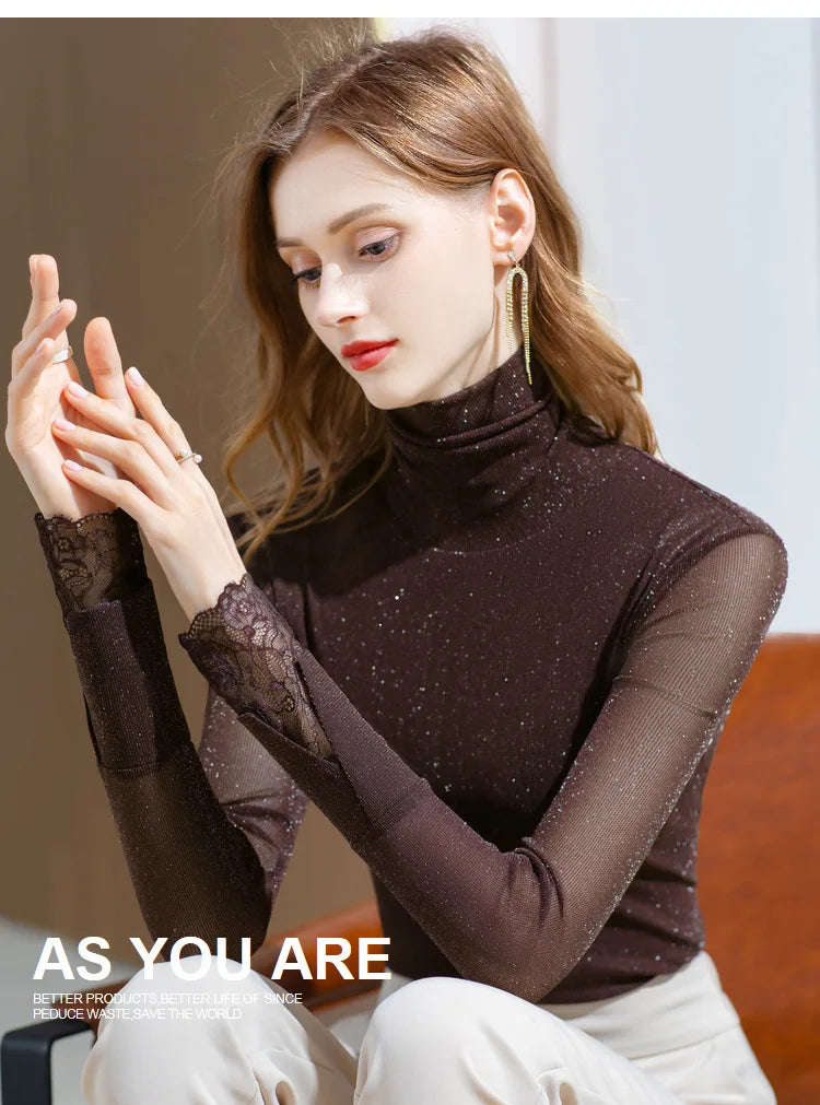 Lace Mesh Top - Livellia