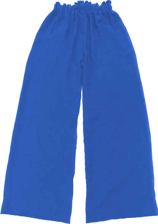 2025 Cross border Women's Four Seasons Wide Leg Loose Drawstring Casual Fashion Pants