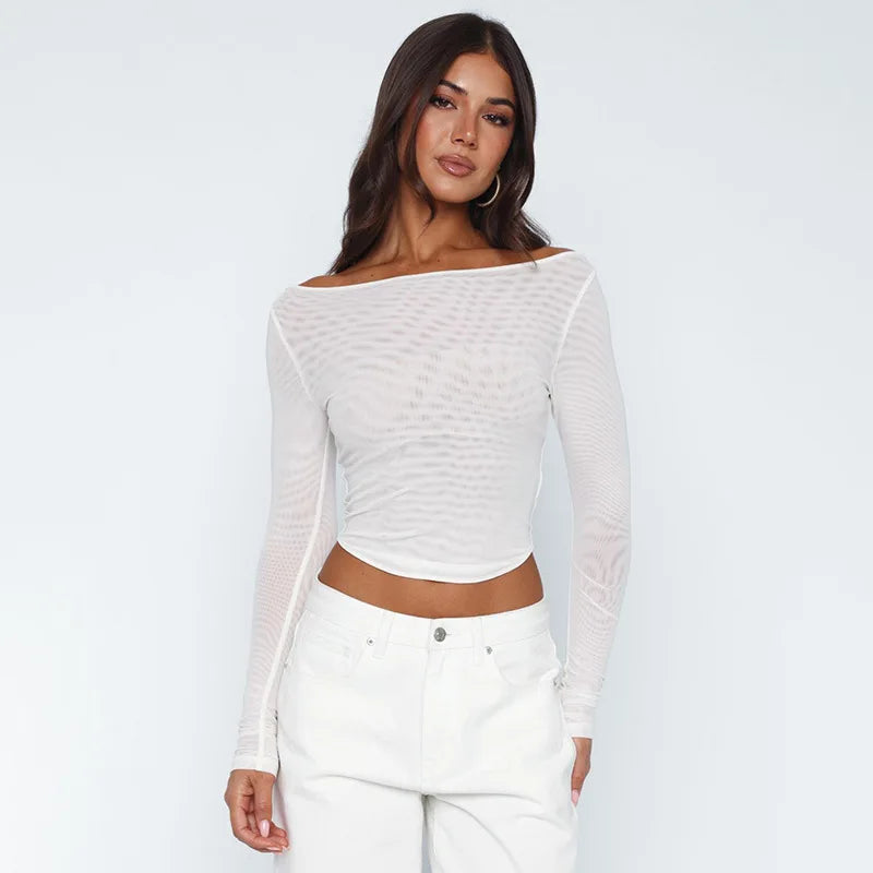 Mesh Crop Top - Livellia