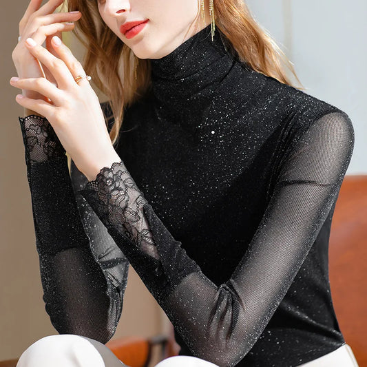 Lace Mesh Top - Livellia
