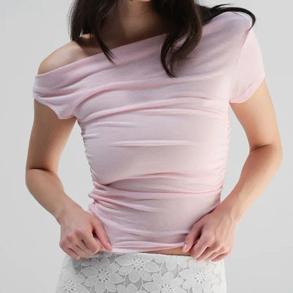 Asymmetric Off-Shoulder Top - Livellia