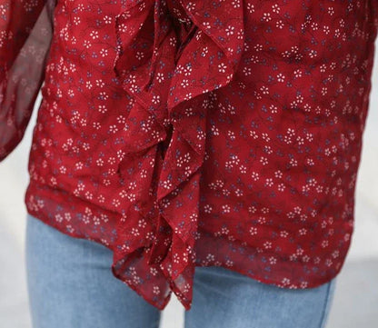 Blossom Puff Blouse - Livellia