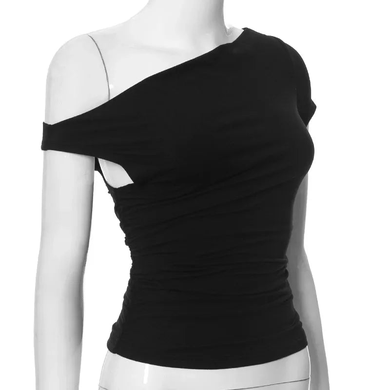 Asymmetric Off-Shoulder Top - Livellia