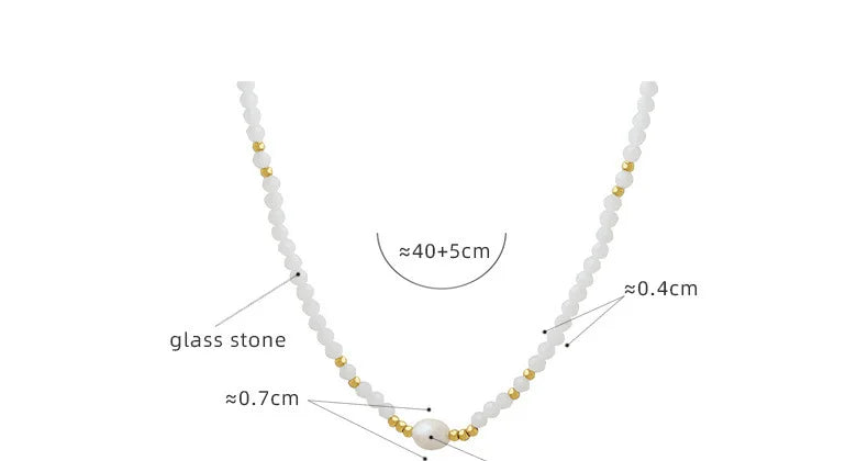 Subtle Bead Necklace - Livellia
