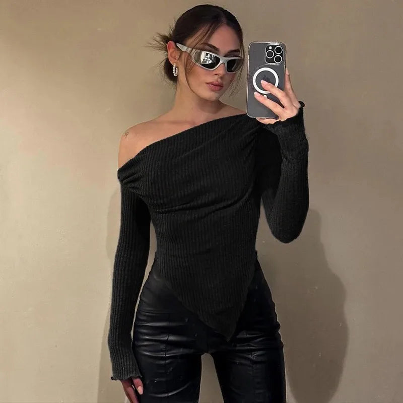 Asymmetric Crop Top - Livellia