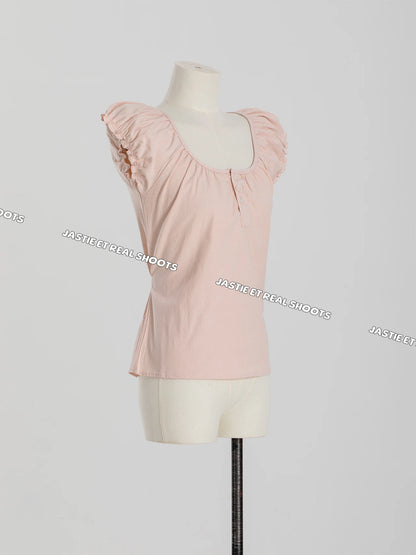 Puff Waist Tee - Livellia