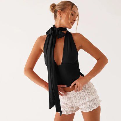 Urban Scarf Halter Tank - Livellia