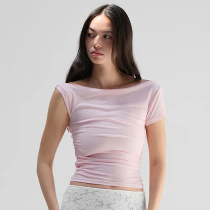 Asymmetric Off-Shoulder Top - Livellia