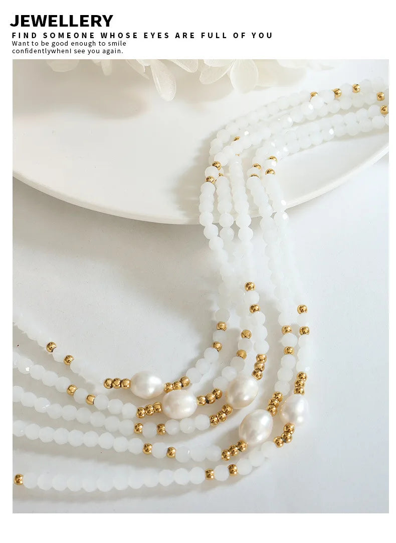 Subtle Bead Necklace - Livellia