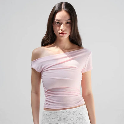 Asymmetric Off-Shoulder Top - Livellia