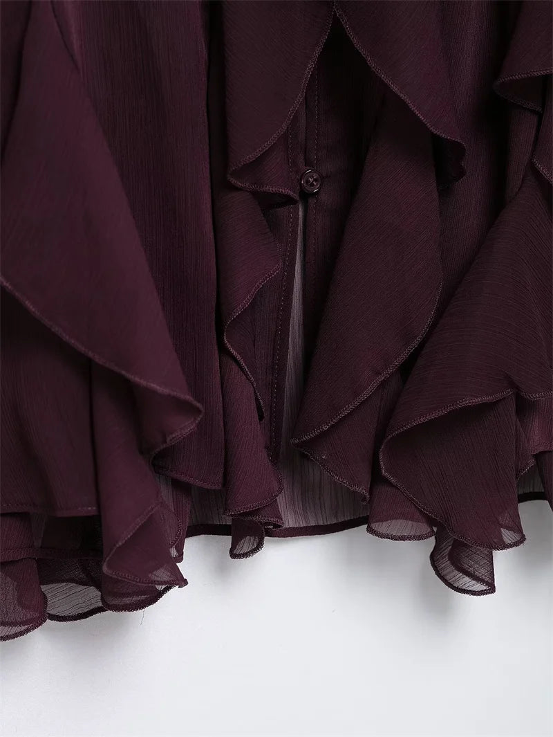 Whisper Ruffle Top - Livellia