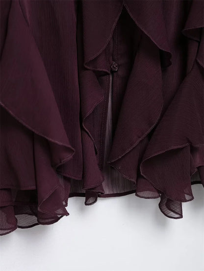 Whisper Ruffle Top - Livellia