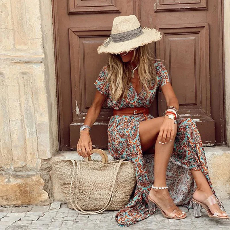 Boho Maxi Dress - Livellia