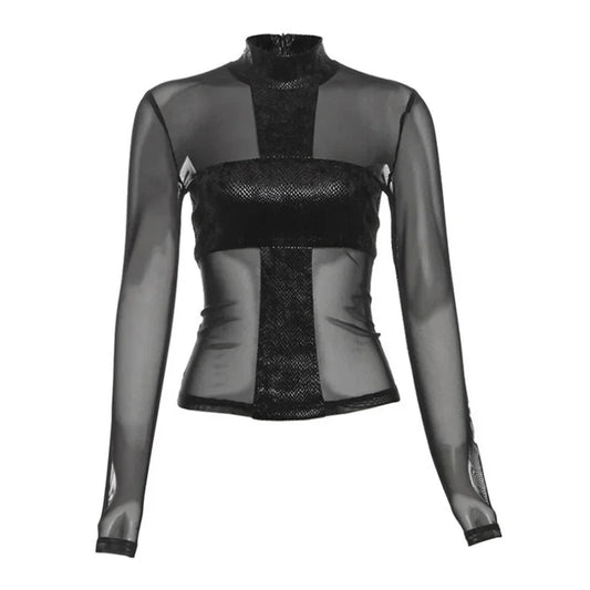 Mesh Edge Top - Livellia