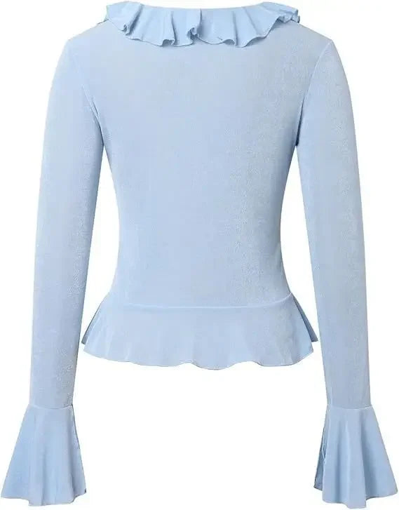 Boho Ruffle Draw Tee - Livellia