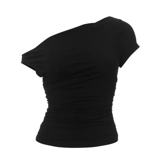 Asymmetric Off-Shoulder Top - Livellia