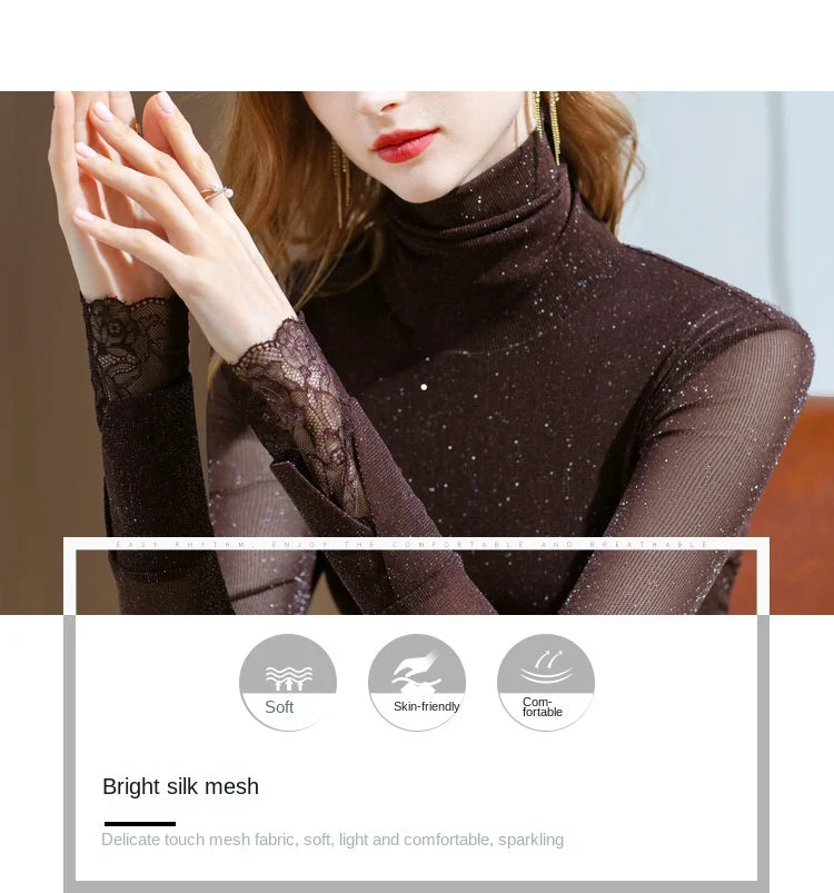 Lace Mesh Top - Livellia