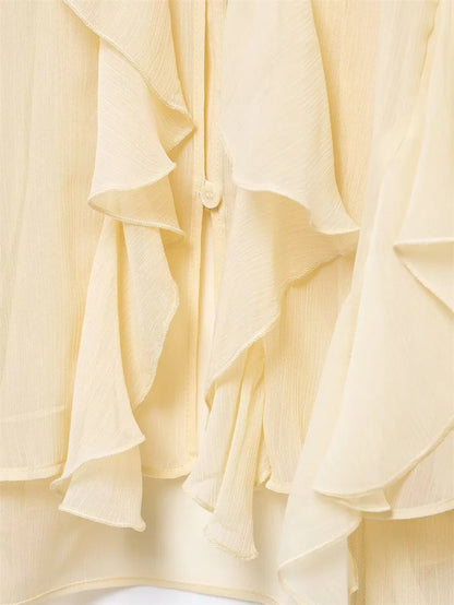 Whisper Ruffle Top - Livellia