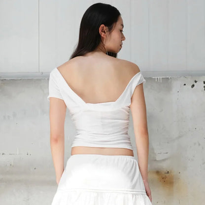 Asymmetric Off-Shoulder Top - Livellia