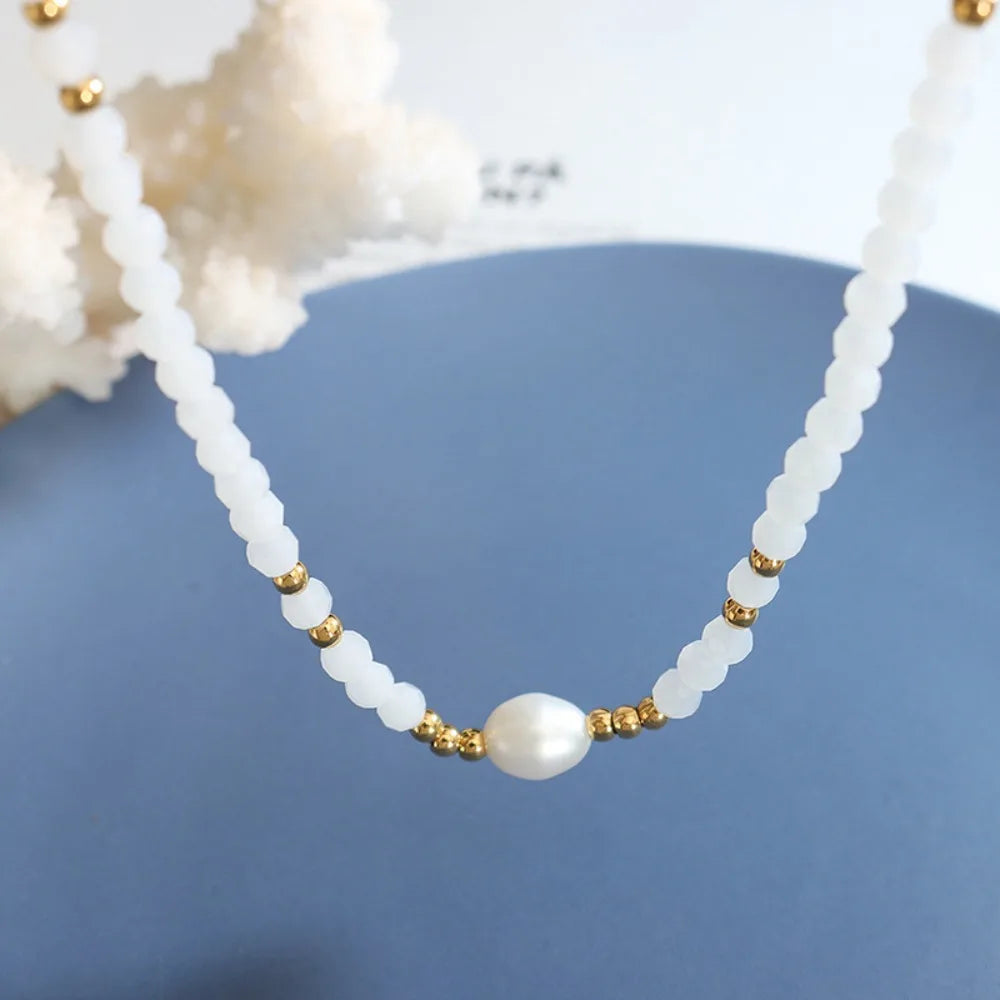 Subtle Bead Necklace - Livellia