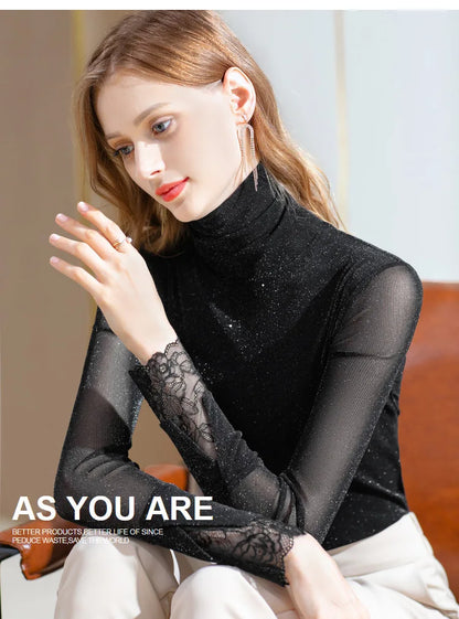 Lace Mesh Top - Livellia