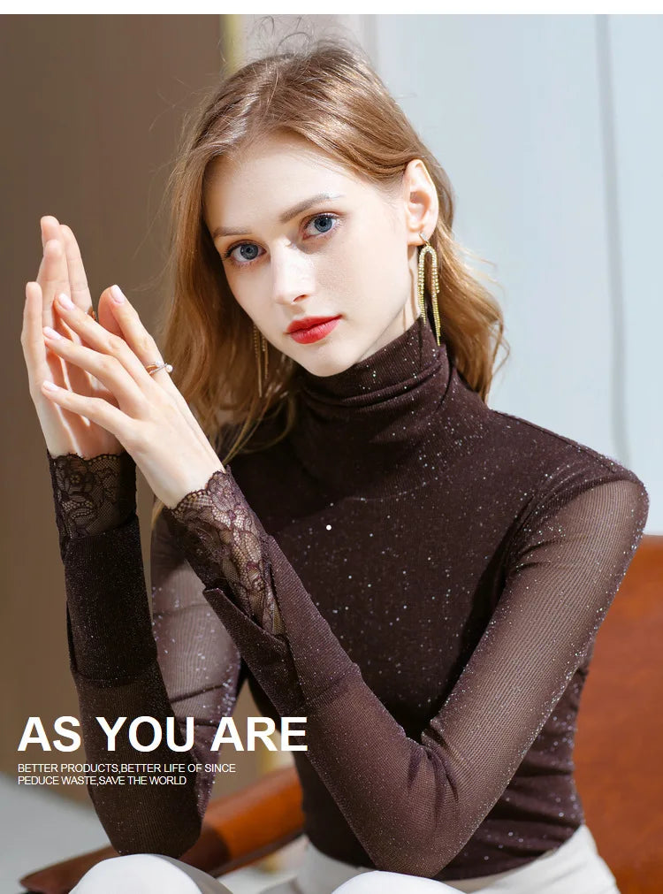 Lace Mesh Top - Livellia