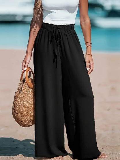 All-Season Flow Wide-Leg Trousers - Livellia