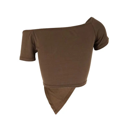Asymmetric Long Sleeve Top - Livellia