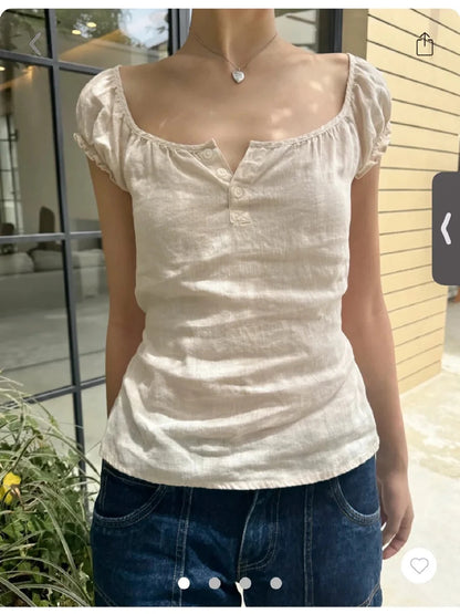 Puff Waist Tee - Livellia