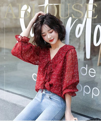 Blossom Puff Blouse - Livellia
