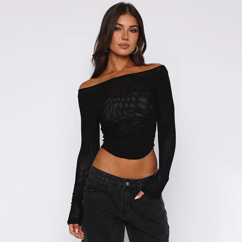 Mesh Crop Top - Livellia
