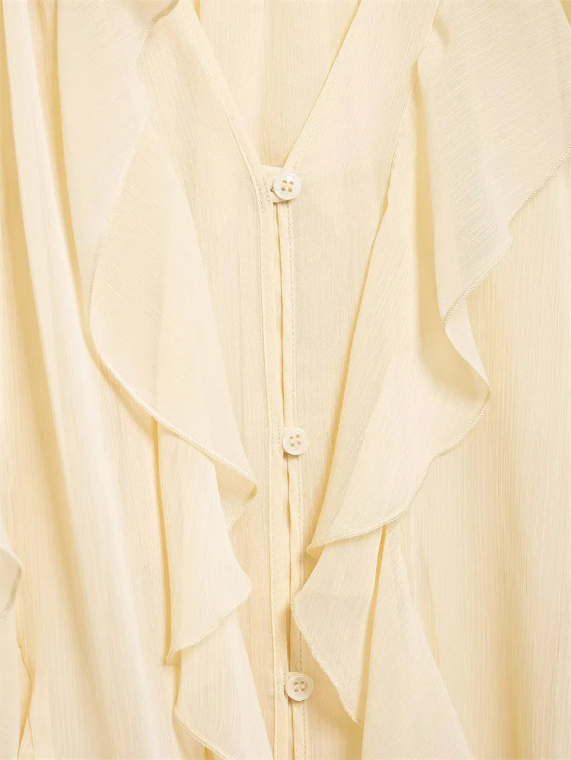 Whisper Ruffle Top - Livellia