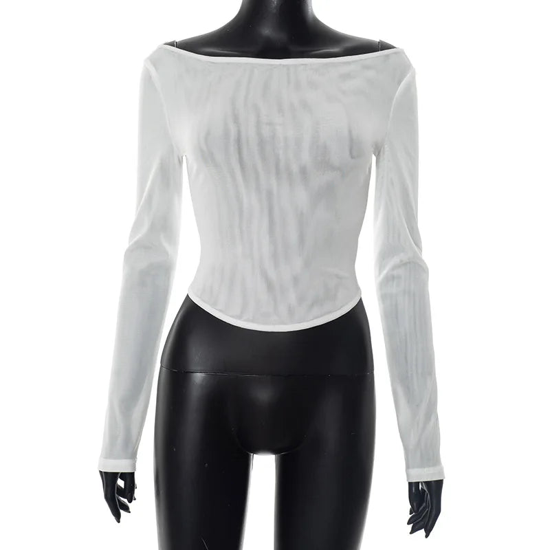 Mesh Crop Top - Livellia