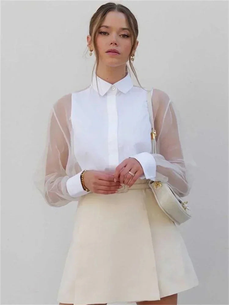 Mesh Patchwork Top - Livellia