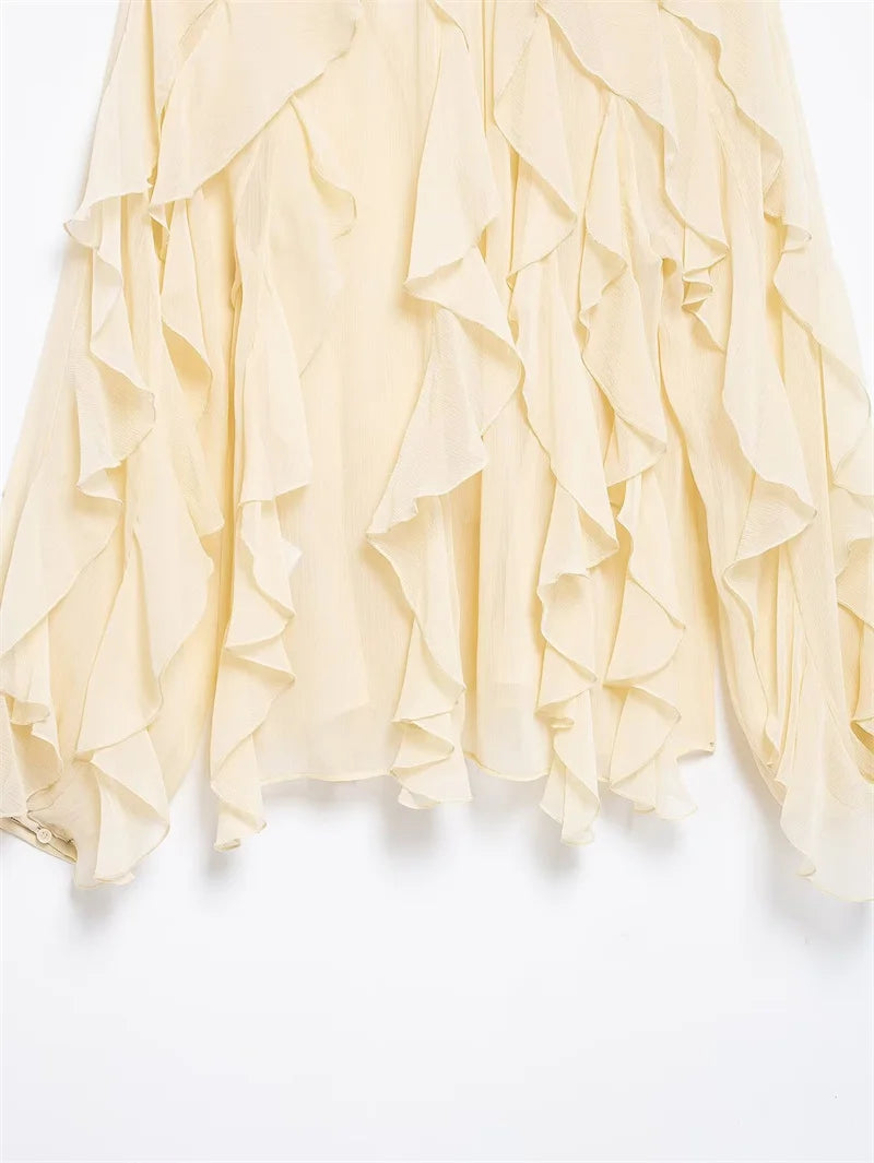 Whisper Ruffle Top - Livellia