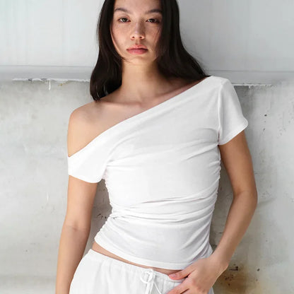 Asymmetric Off-Shoulder Top - Livellia