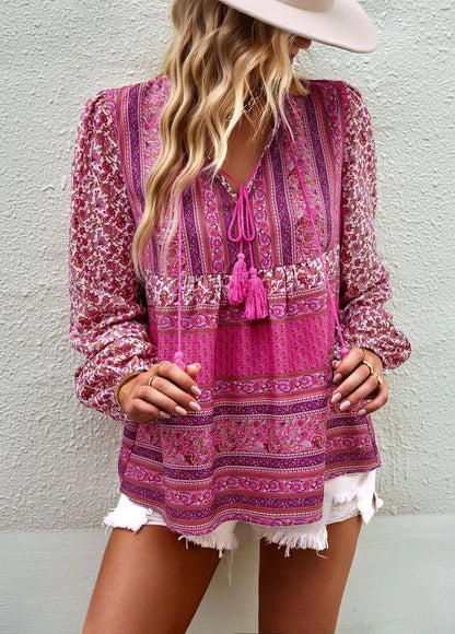 Boho Blossom Blouse - Livellia