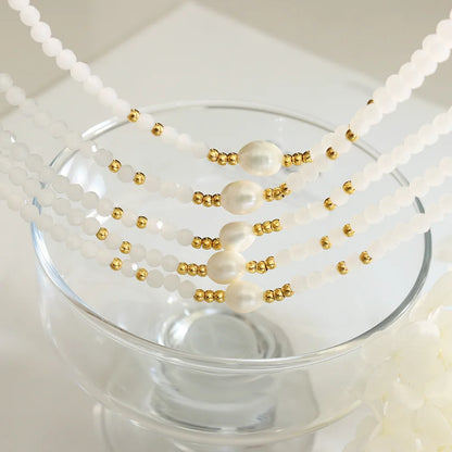 Subtle Bead Necklace - Livellia