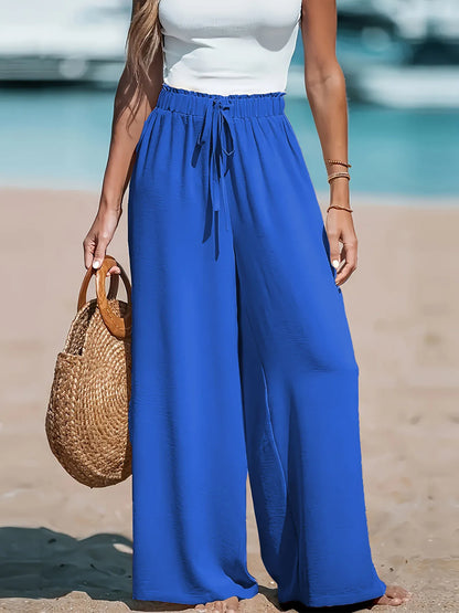 All-Season Flow Wide-Leg Trousers - Livellia